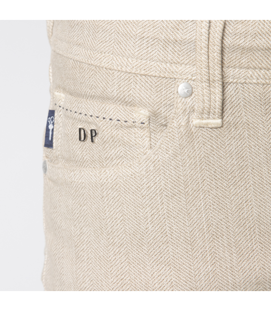 TRAMAROSSA - Jeans beige en flanelle