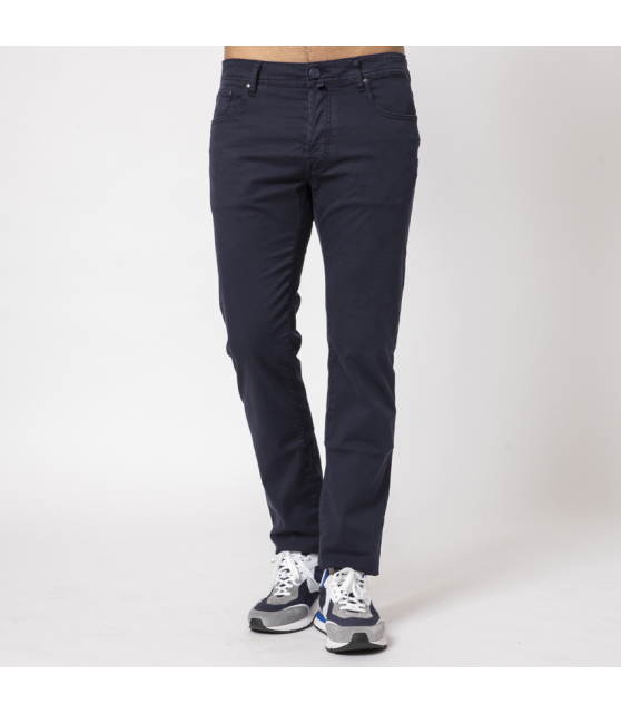 JACOB COHËN - Jeans BARD bleu marine en toile de coton