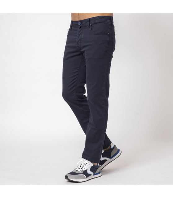 JACOB COHËN - Jeans BARD bleu marine en toile de coton