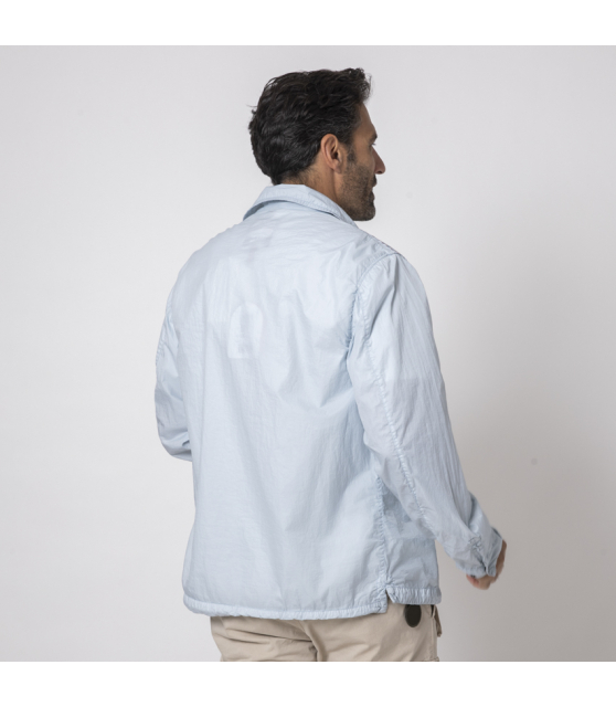 PARAJUMPERS - Veste sur-chemise bleu pastel