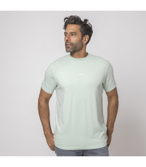 KARL LAGERFELD - T-shirt vert d'eau à logo
