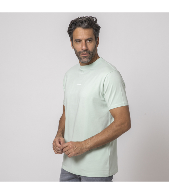 KARL LAGERFELD - T-shirt vert d'eau à logo