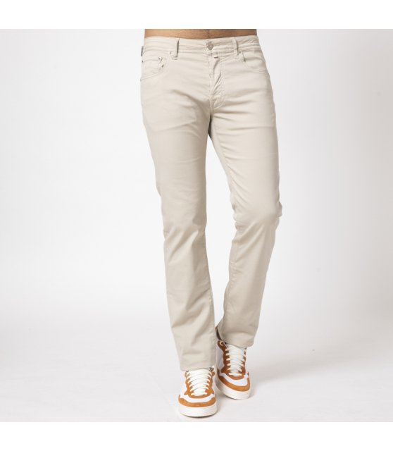 JACOB COHËN - Jeans beige en toile de coton