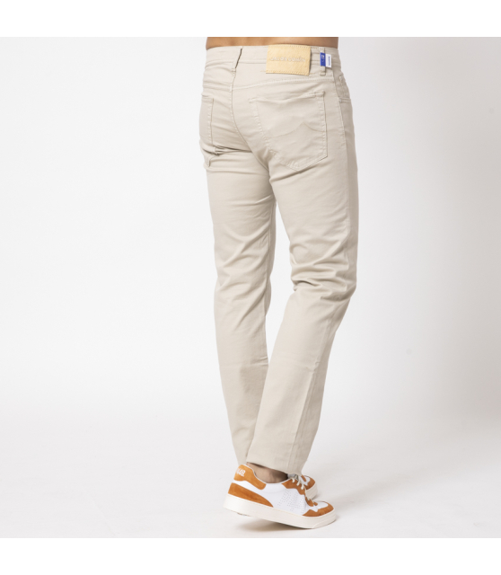 JACOB COHËN - Jeans beige en toile de coton