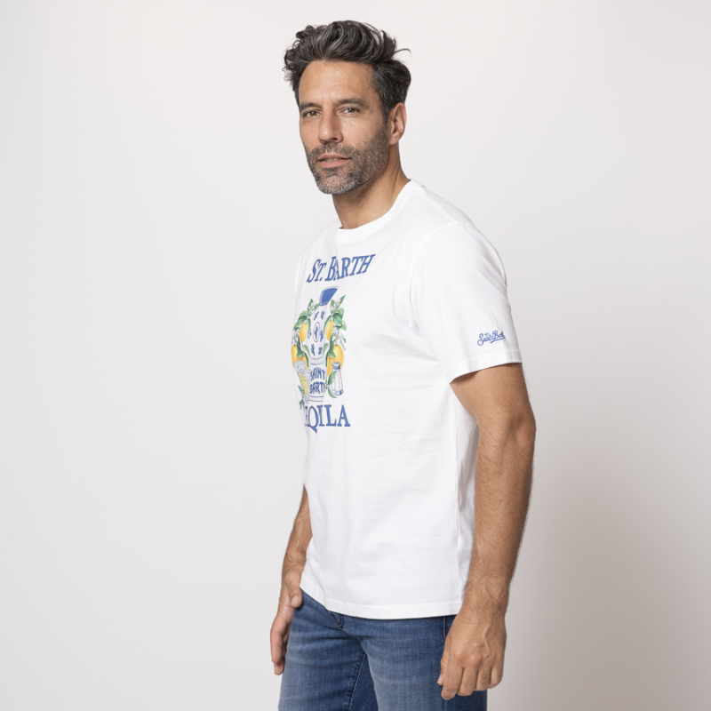 MC2 SAINT BARTH - T-shirt blanc Tequila Summer