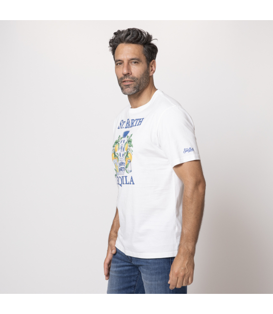MC2 SAINT BARTH - T-shirt blanc Tequila Summer