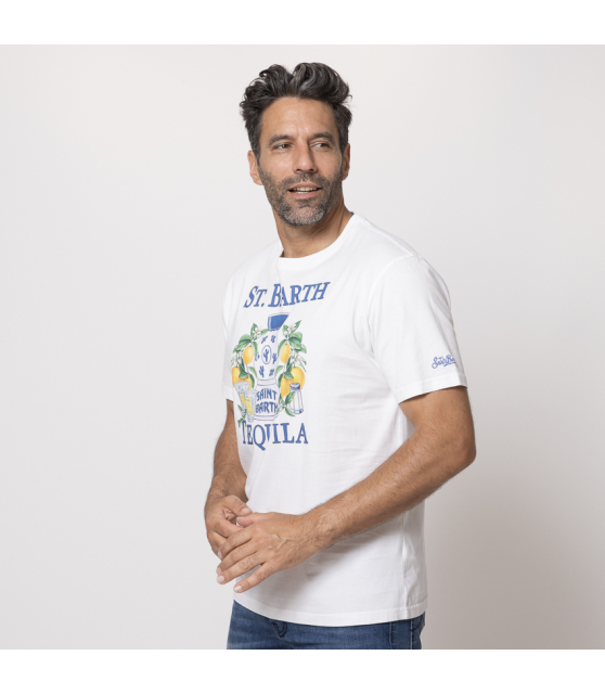 MC2 SAINT BARTH - T-shirt blanc Tequila Summer