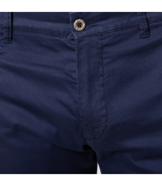 DUNCAN - Pantalon chino bleu marine