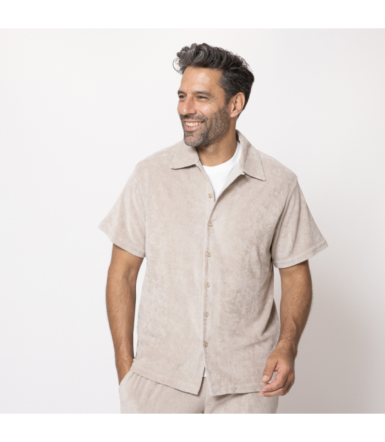 04651 - Chemise en éponge beige