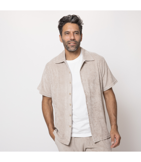 04651 - Chemise en éponge beige