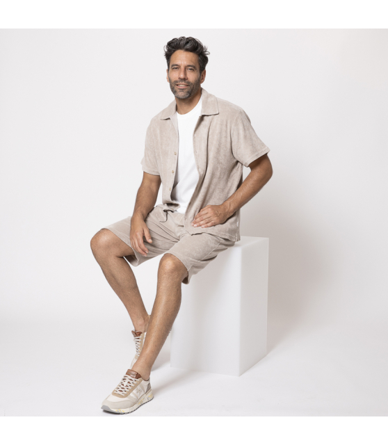 04651 - Chemise en éponge beige