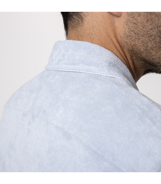 04651 - Chemise en éponge bleu ciel