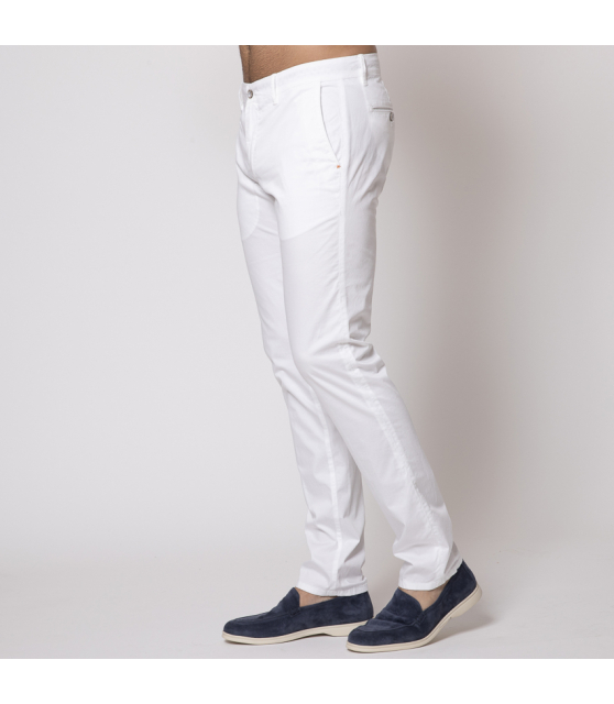 Duncan - Pantalon chino blanc
