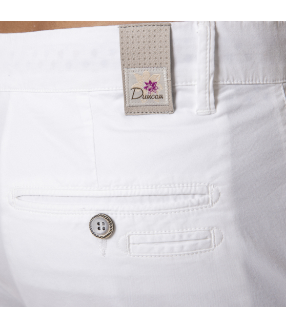 Duncan - Pantalon chino blanc