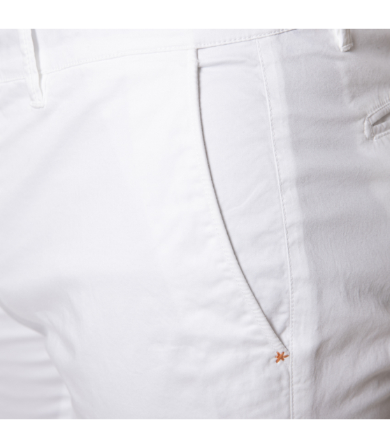 Duncan - Pantalon chino blanc