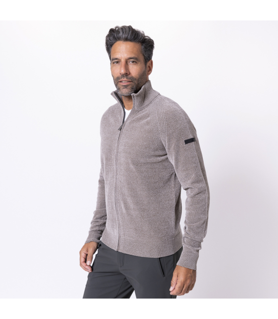 RRD - Gilet taupe à glissière