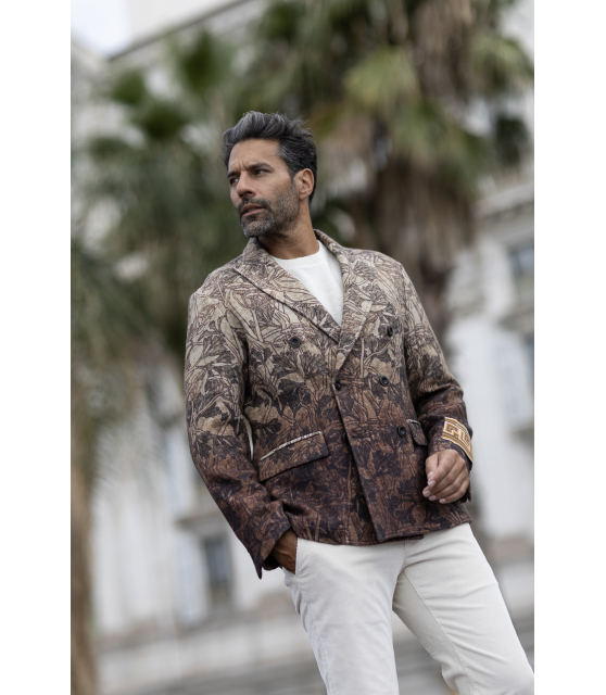 GRAN SASSO - Pull écru à col rond en bouclette