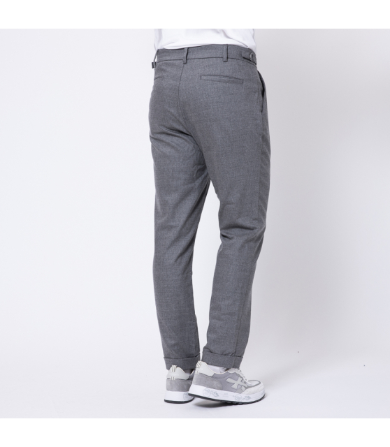 04651 - Pantalon en flanelle gris