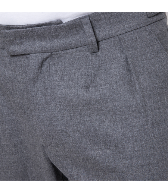 04651 - Pantalon en flanelle gris