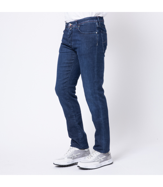 JACOB COHËN - Jeans BARD bleu marine édition Paris