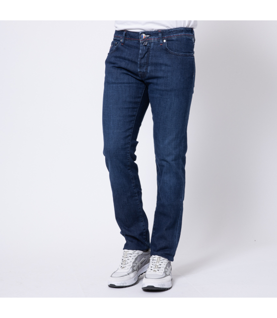 JACOB COHËN - Jeans BARD bleu marine édition Paris