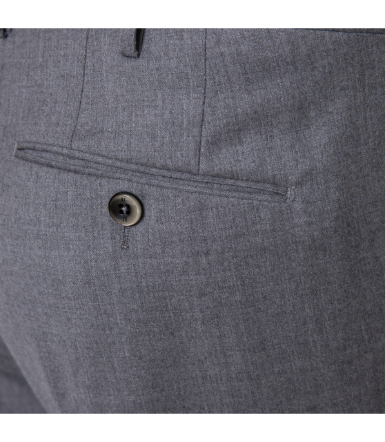 PT TORINO - Pantalon à pinces gris