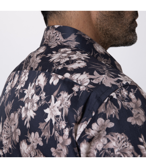 KARL LAGERFELD - Chemise à motifs fleuris beiges