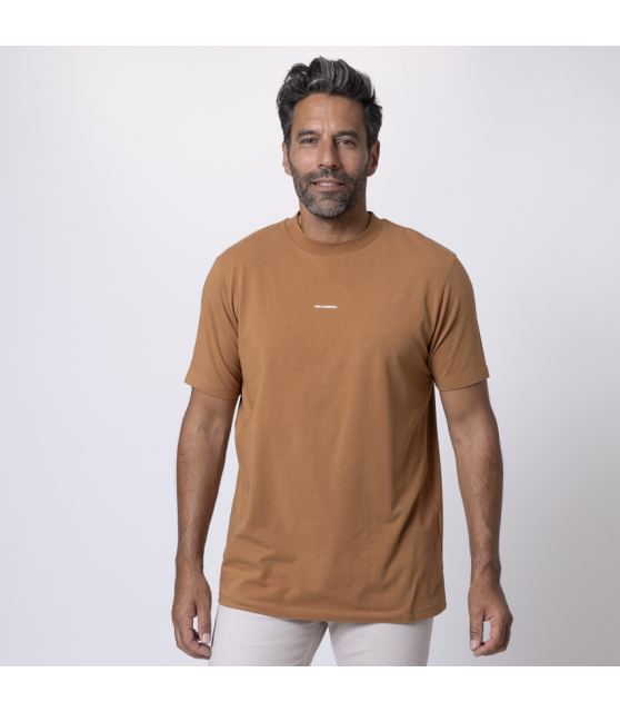 KARL LAGERFELD - T-shirt camel à logo