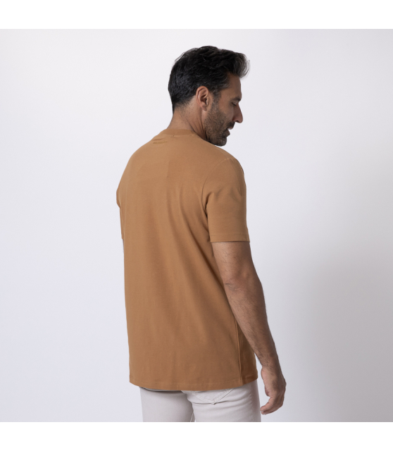 KARL LAGERFELD - T-shirt camel à logo