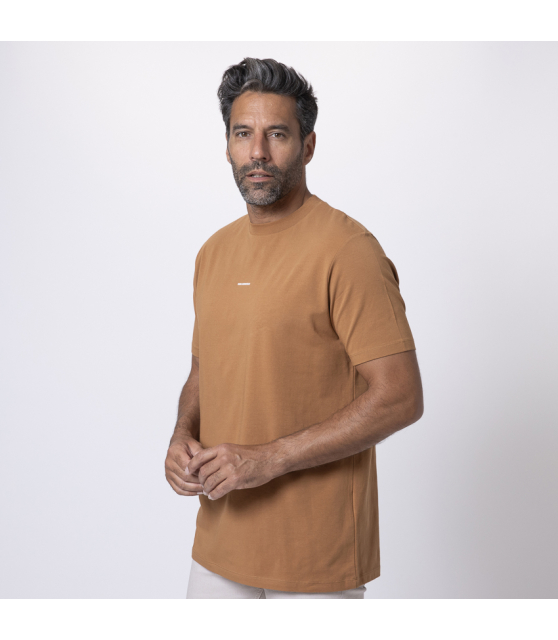 KARL LAGERFELD - T-shirt camel à logo