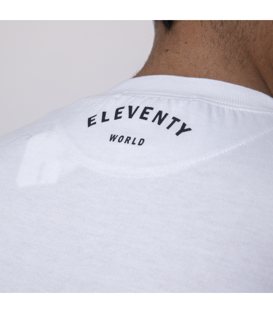 ELEVENTY - T-shirt blanc à col rond