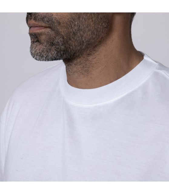 ELEVENTY - T-shirt blanc à col rond