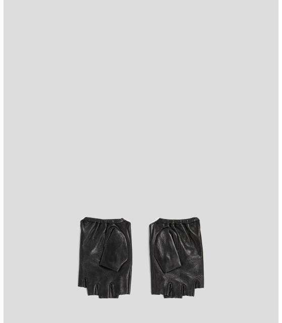 KARL LAGERFELD - MITAINES NOIRES K/SIGNATURE