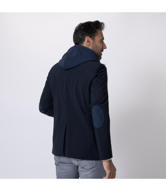 DUNCAN - Veste Travel Jacket bleu marine
