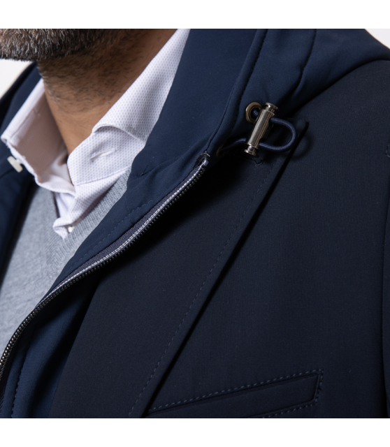 DUNCAN - Veste Travel Jacket bleu marine