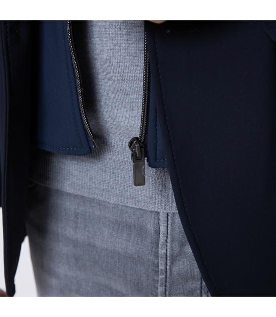 DUNCAN - Veste Travel Jacket bleu marine