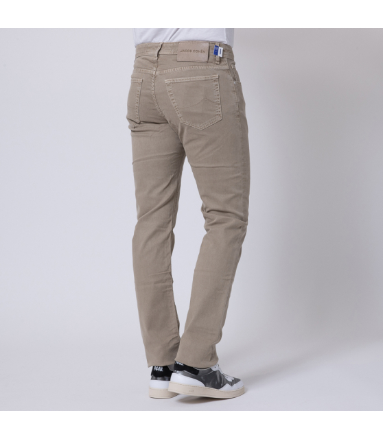 JACOB COHËN - Jeans BARD beige taupe en toile de coton