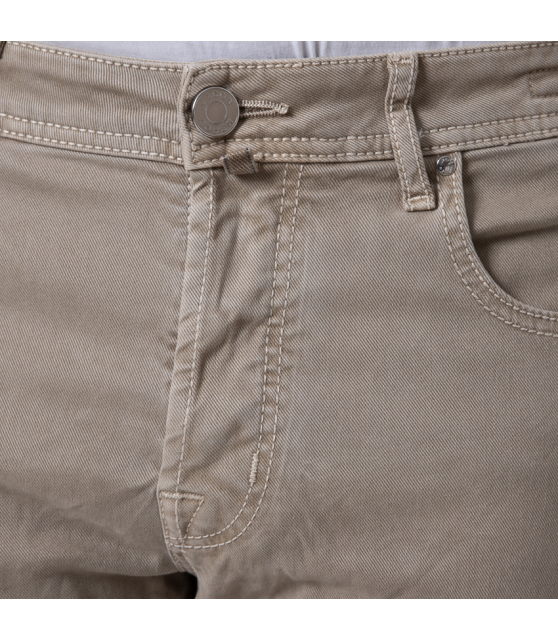 JACOB COHËN - Jeans BARD beige taupe en toile de coton