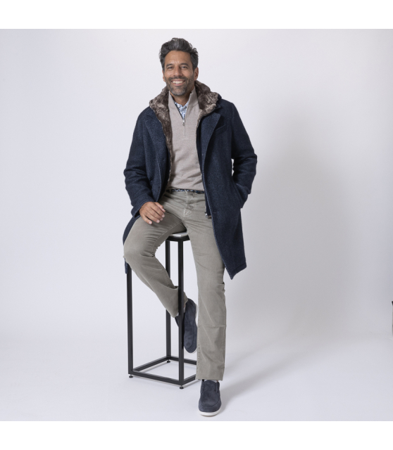 JACOB COHËN - Jeans taupe en toile de coton