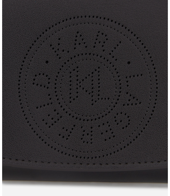 KARL LAGERFELD - POCHETTE NOIRE PERFORÉE K/CIRCLE
