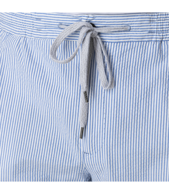 PT TORINO - Pantalon à rayures blanches et bleues