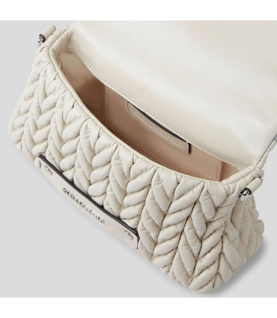 KARL LAGERFELD - SAC BANDOULIÈRE CIMENT K/WEAVE