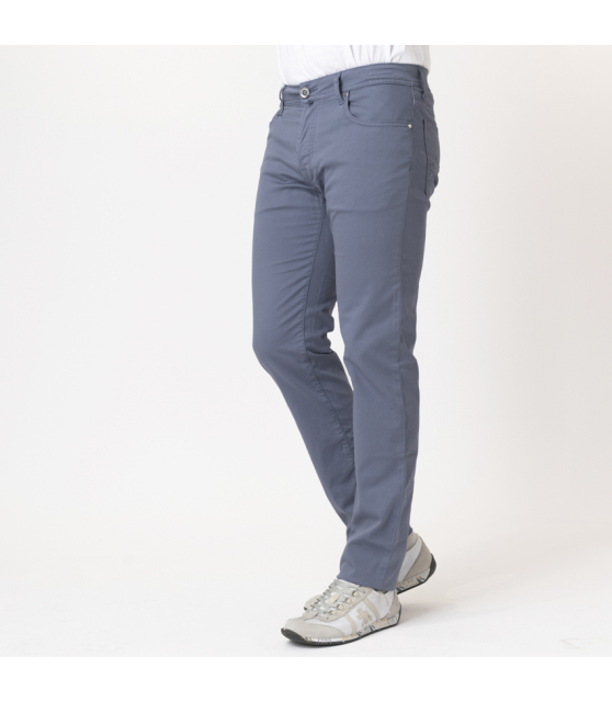 JACOB COHËN - Jean BARD bleu guède en toile de coton