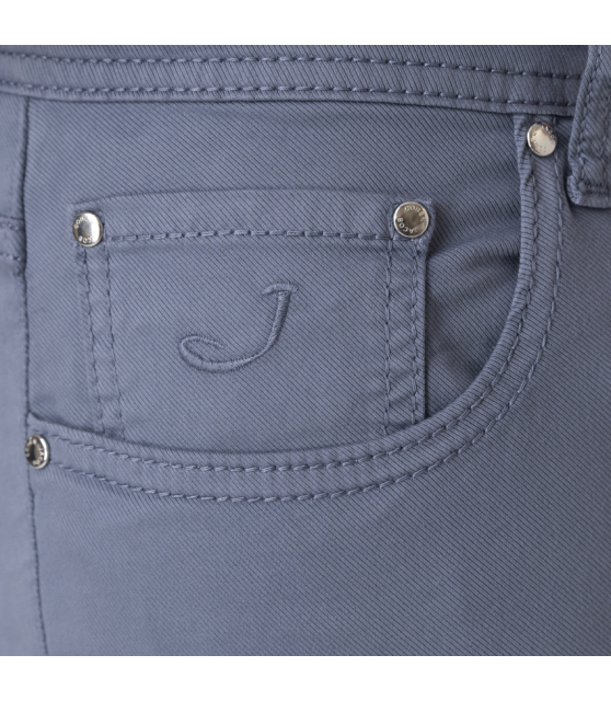 JACOB COHËN - Jean BARD bleu guède en toile de coton