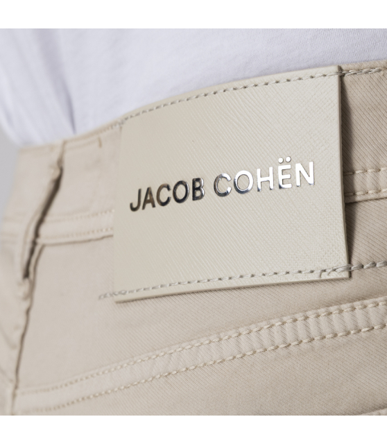JACOB COHËN - Jean BARD beige en toile de coton