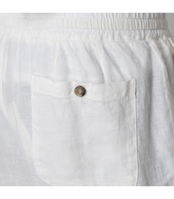 ALTEA - Pantalon blanc en lin