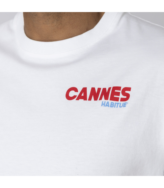 MC2 SAINT-BARTH - T-shirt blanc Cannes Habitué