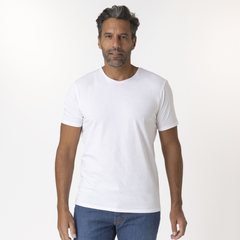 ANONYM x DUNCAN - T-shirt blanc à manches courtes