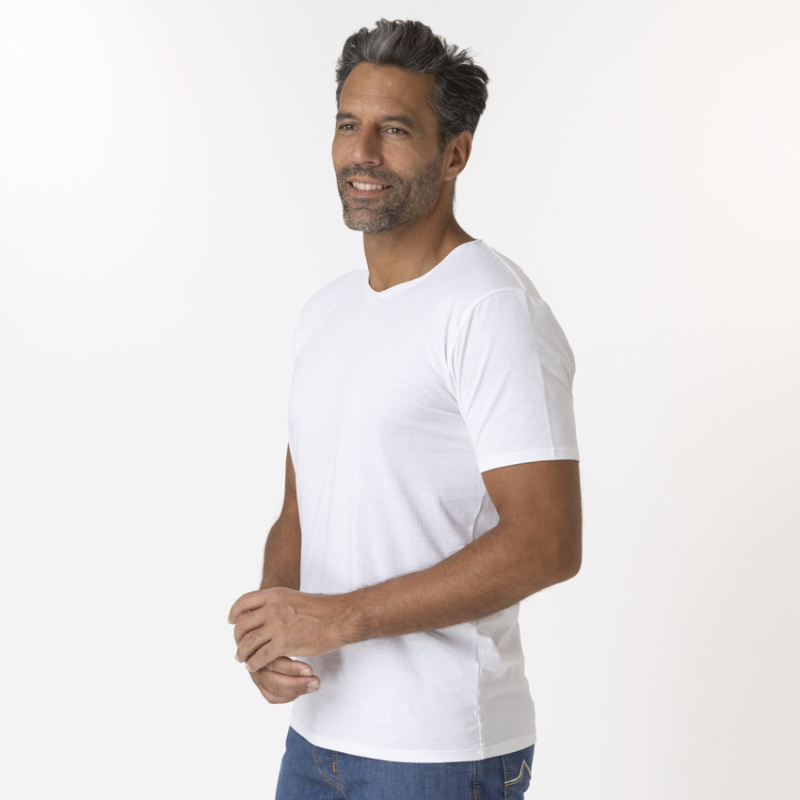 ANONYM x DUNCAN - T-shirt blanc à manches courtes 2