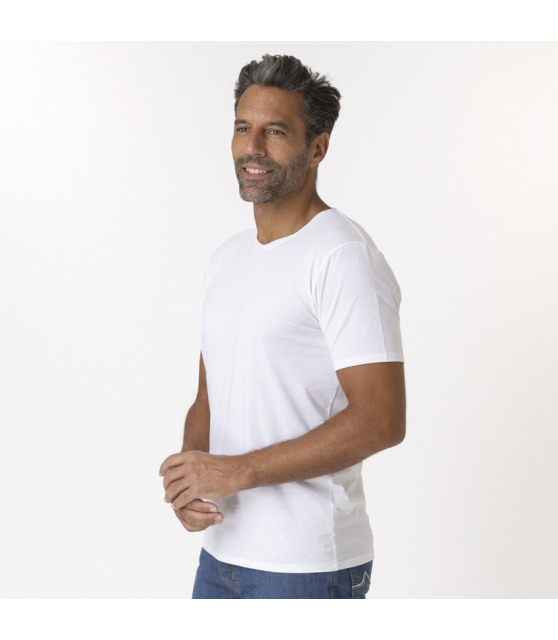 ANONYM x DUNCAN - T-shirt blanc à manches courtes